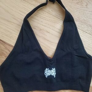 Darc Sport Black Halter Sports Bra